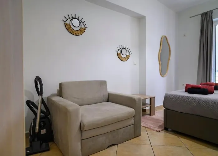 Premium Athenian District Urban 1 Bedroom Flat C